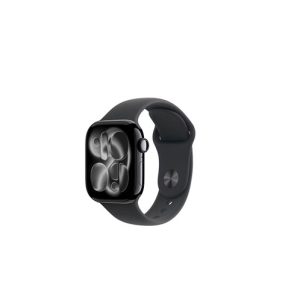 Apple Watch Series 11 46mm – Jet Black Aluminum – Black Sport Band M/L | MEUX4MP/A