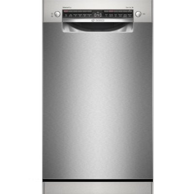 Bosch Series 4 Slimline Freestanding Dishwasher 45cm – Stainless Steel | SPS4HMI49G