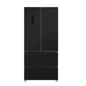 Whirlpool American Style Fridge Freezer 83cm 4 door - Black & Inox | WHG26513XK4UK