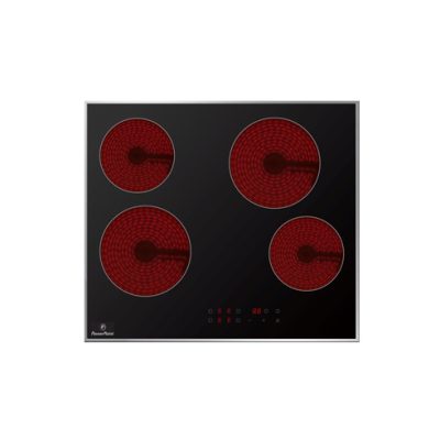 Powerpoint Ceramic Hob, Steel Frame - Touch Control | P154MDTCSS