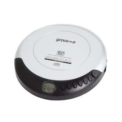 Groov-e Retro Series Personal CD Player - Silver | GVPS110