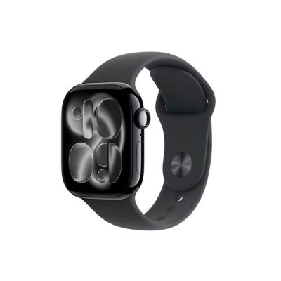 Apple Watch Series 11 GPS 46mm – Jet Black Aluminum – Black Sport Band M/L | MEUX4MP/A