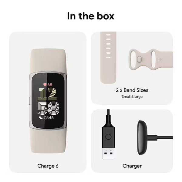 FITBIT CHARGE 6 WHITE-6 FITBIT CHARGE 6 WHITE-6