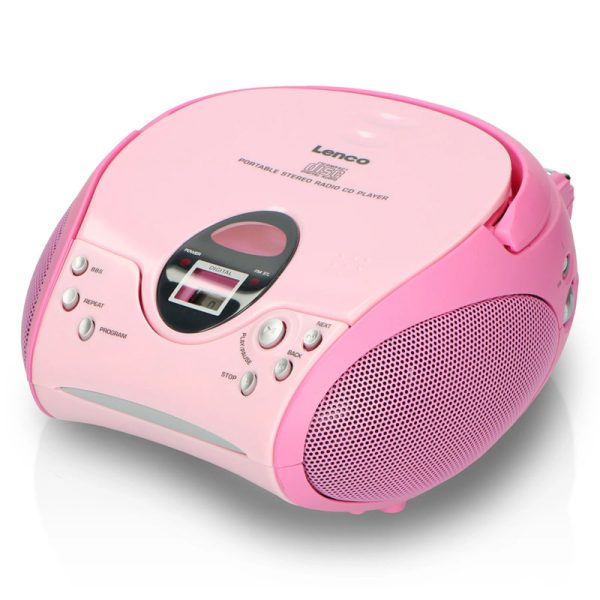 Pink boombox